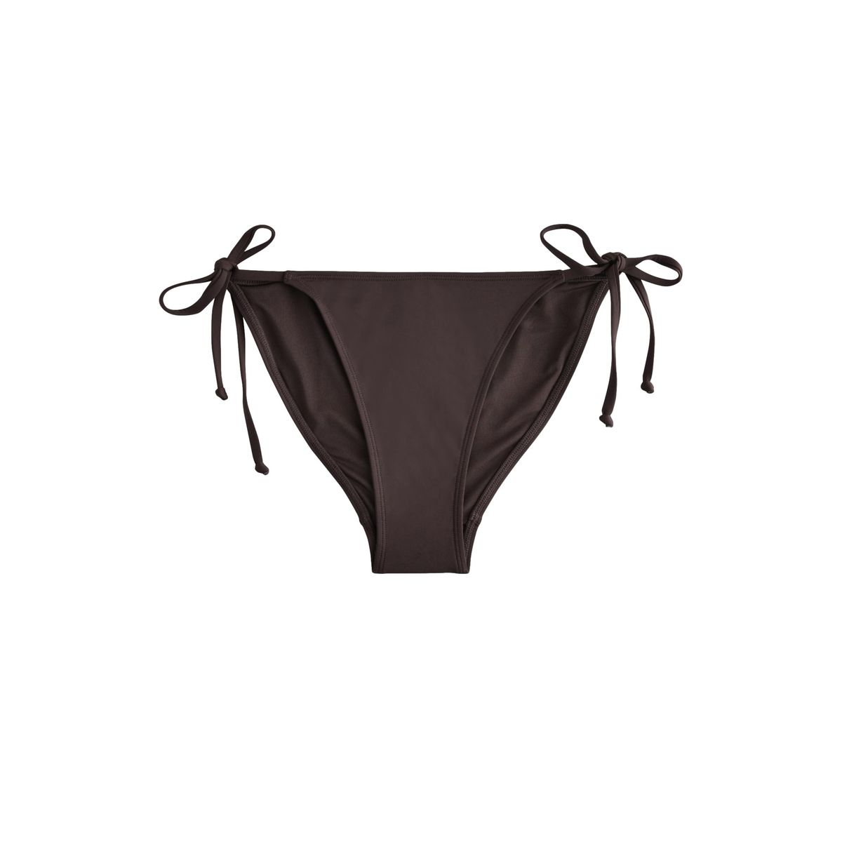 Bas de bikini noué sur les côtés blanc marron chocolat, NEXT