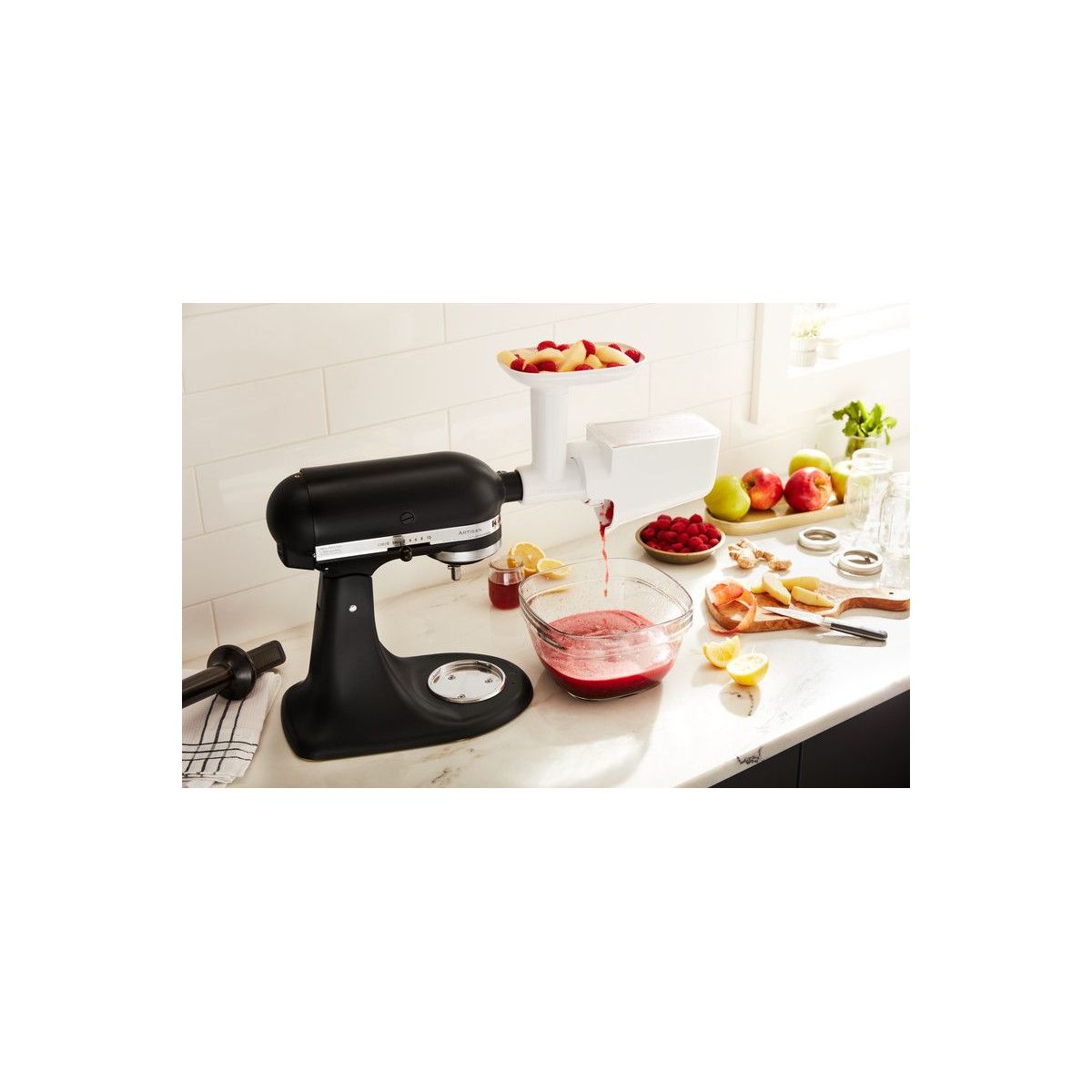 Passoire et tamis 5KSMFVSP PASSOIRE A FRUITS ET LEGUMES blanc / inox, KITCHENAID