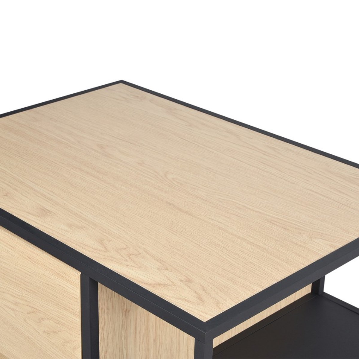 Meuble simple vasque 70 cm EDISSON décor chêne, MOB IN