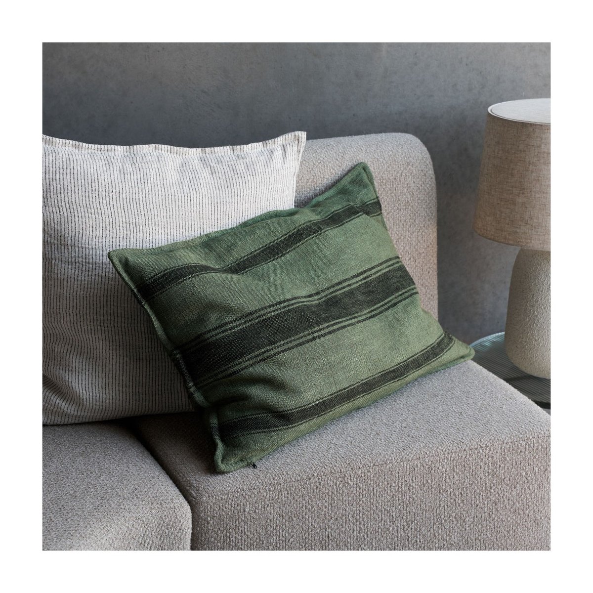 Housse de Coussin Suto 40x60 cm vert, HOUSE DOCTOR