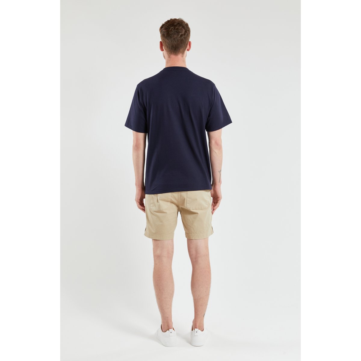 T-shirt uni en coton épais navire, ARMOR-LUX