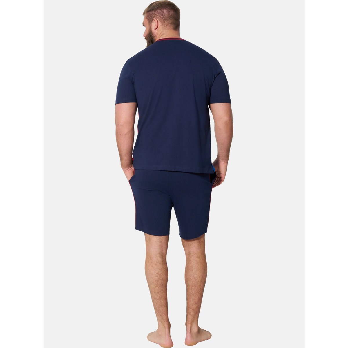 Pyjashort BERNFRIED bleu foncé, JAN VANDERSTORM