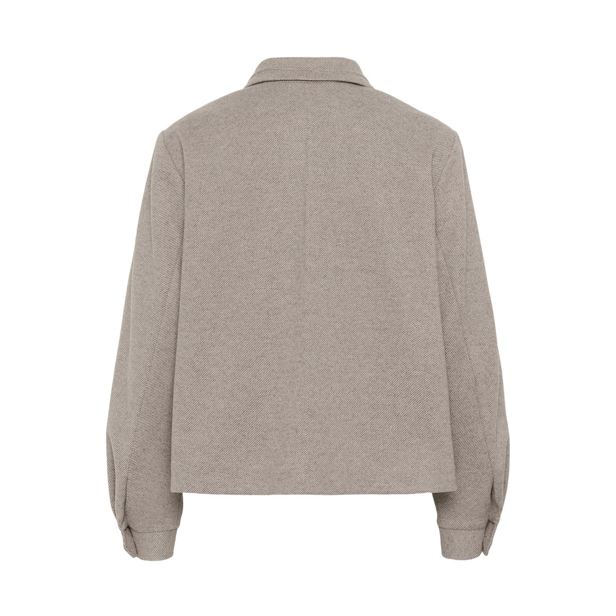 Manteau beige brown lentil melange, CREAM