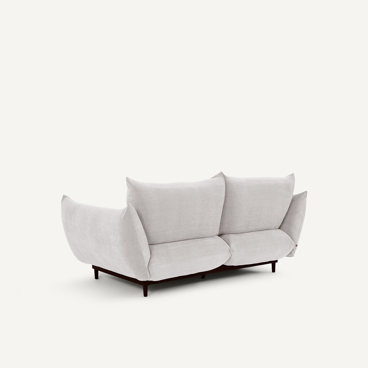 Compacte 3-zitsbank van polyester-katoen, VITORIA lichtgrijs, AM.PM