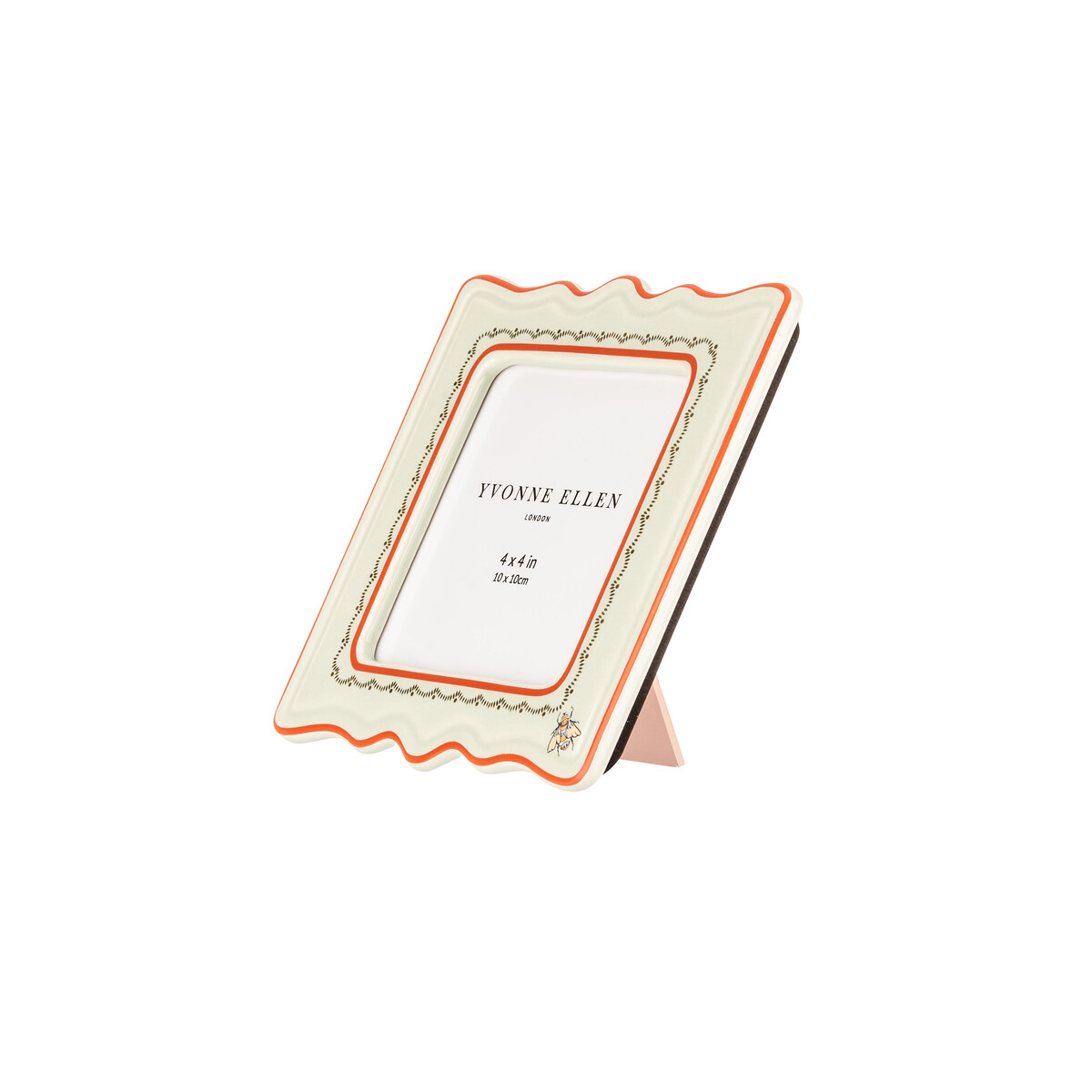 4x4" Ceramic Photo Frame in Green green, YVONNE ELLEN