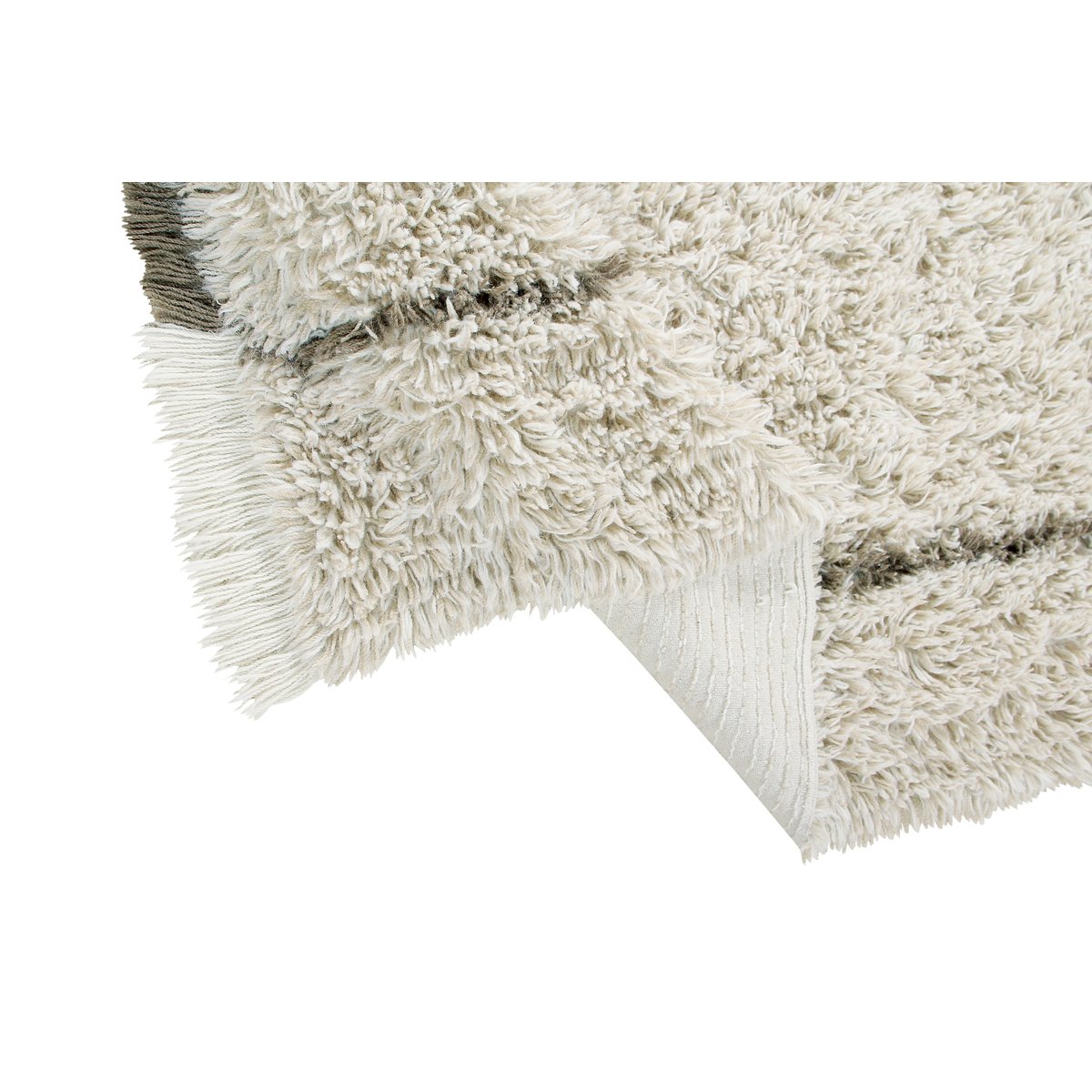 Tapis Lainable Rectangulaire Winter Calm FREE YOUR SOUL gris, LORENA CANALS
