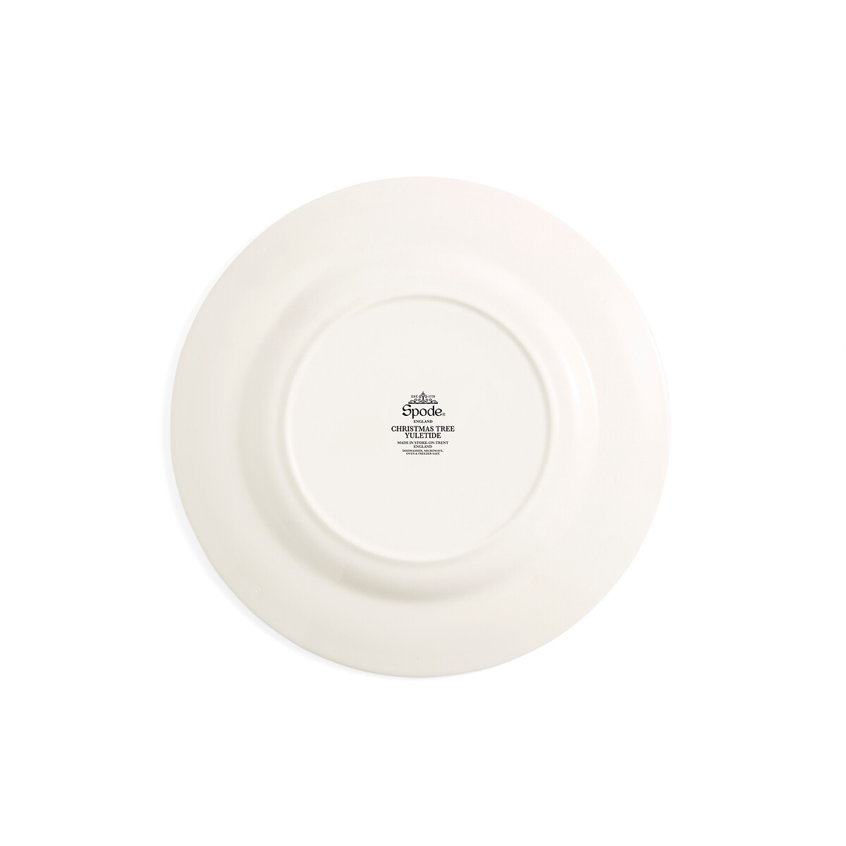 Set of 4 Christmas Tree Yuletide Border Dinner Plate multi-coloured, SPODE