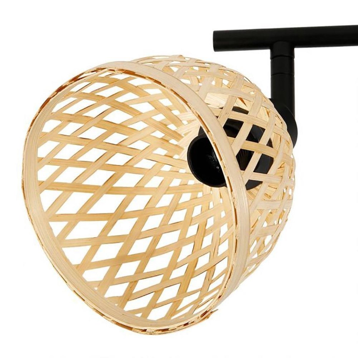 Rampe 2 spots bambou Hanoi beige, DECORATIE