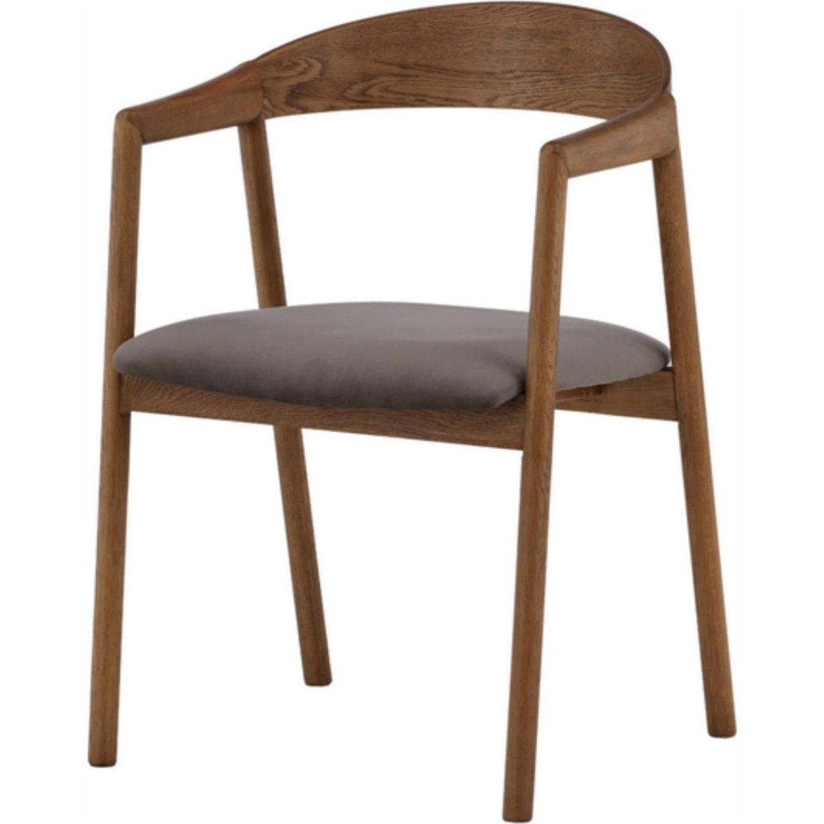 Chaise en bois massif collection AXENESS bois d'aspect chêne et gris, RECOLLECTION