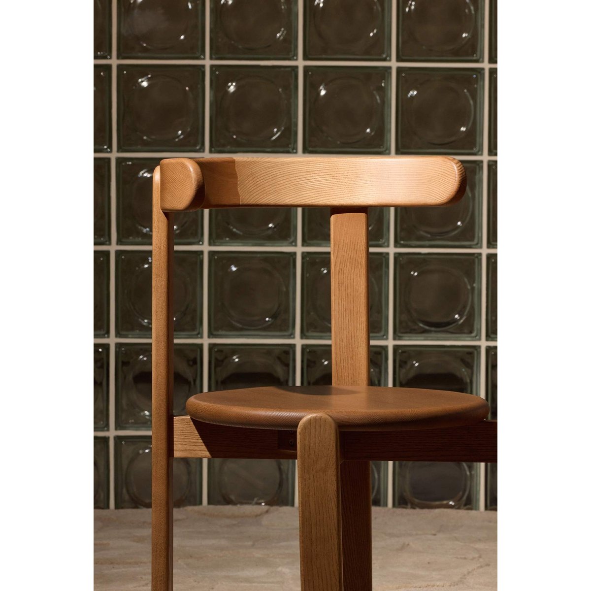 Chaise en frêne finition teck, Louison teck, GABRIELLE PARIS