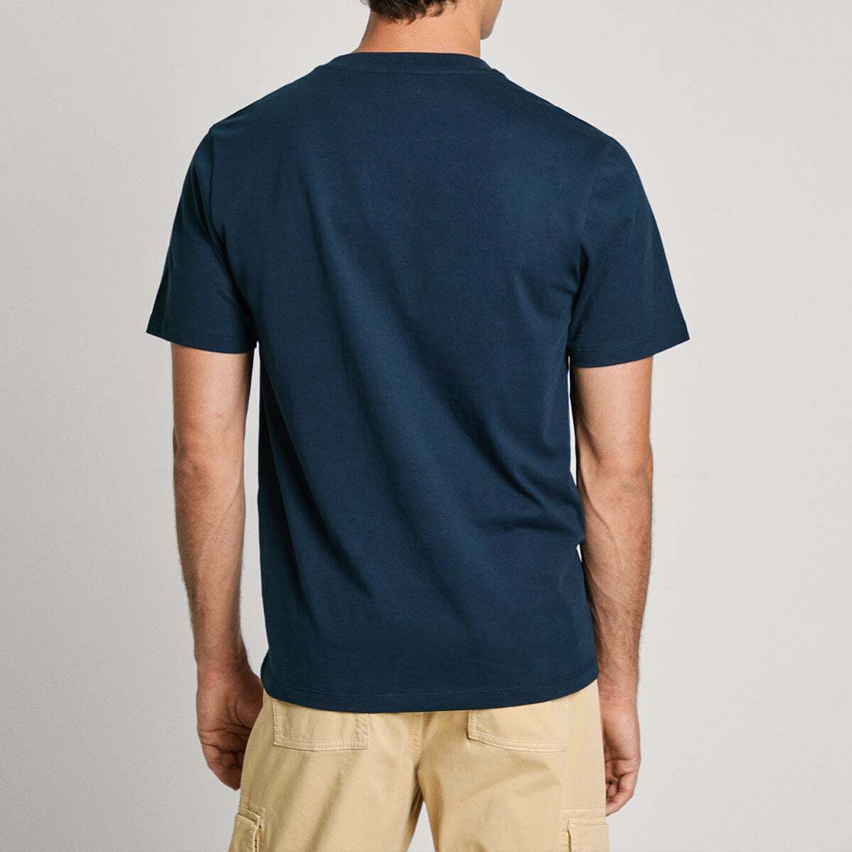 T-Shirt Coupe Regular Avec Imprimé bleu dulwich, PEPE JEANS