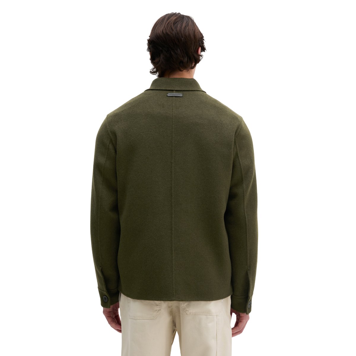 Veste réversible, coupe classique en mélange de laine vierge douce marron, MARC O'POLO