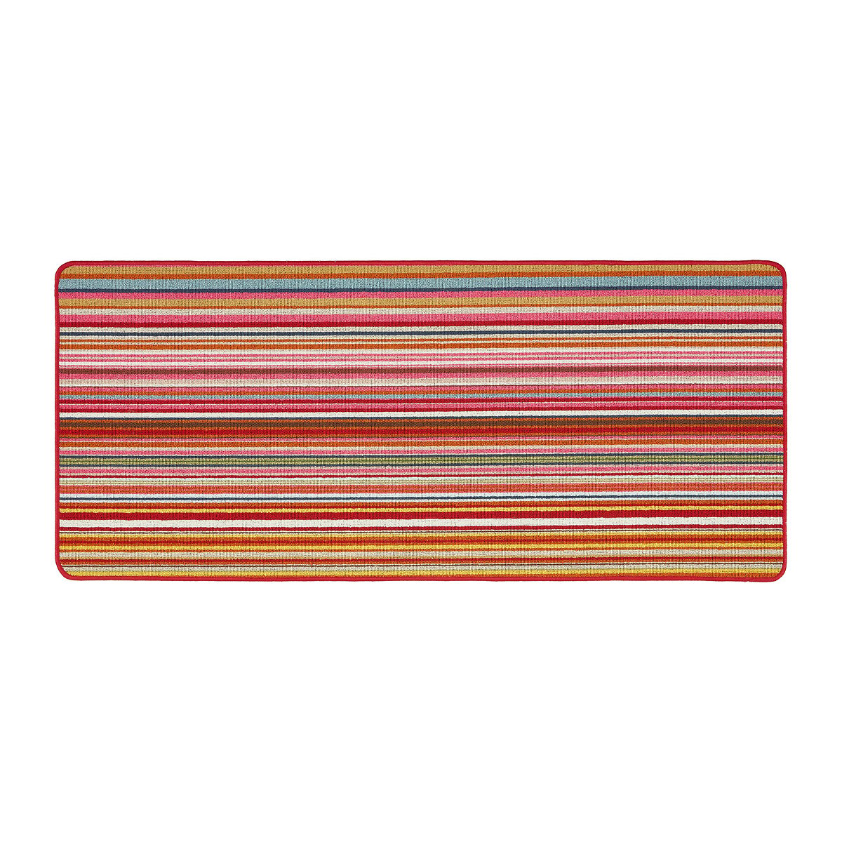 My Stain Resistant Candy Multi Bright Stripe Runner Mat red/pink, MY MAT
