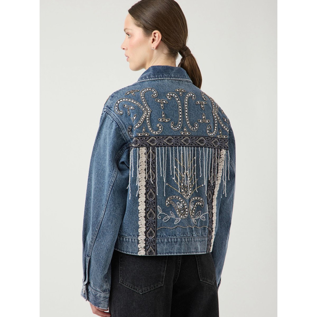 Veste En Jean light blue denim, YAS