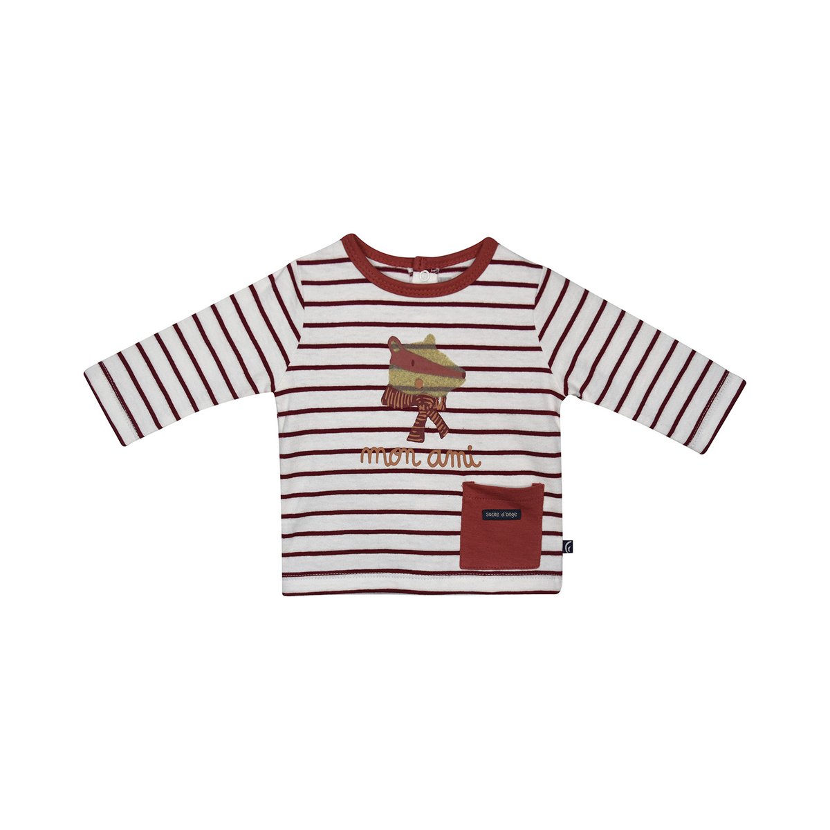 Tee shirt pantalon chaussettes fred rouge, SUCRE D'ORGE