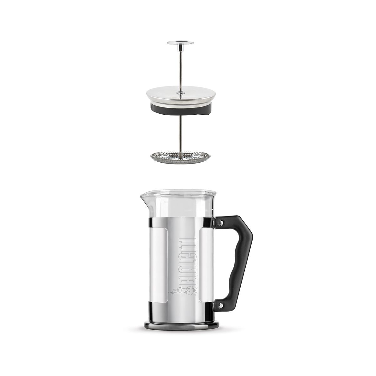 Cafetière à piston french press  Preziosa 0.350ml argent / métallique, BIALETTI