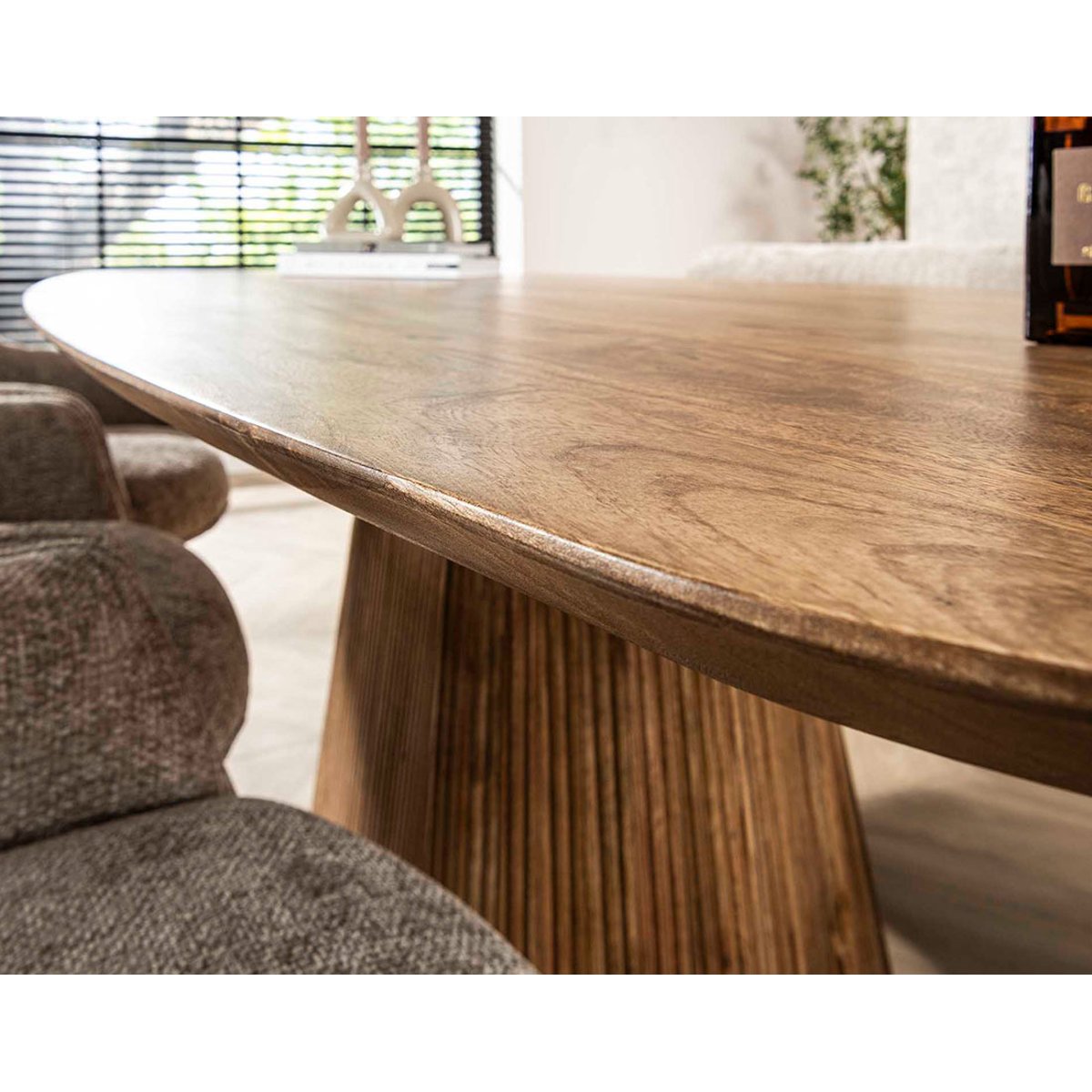 Table à manger 215x105 cm - DAYO bois, BEST MOBILIER