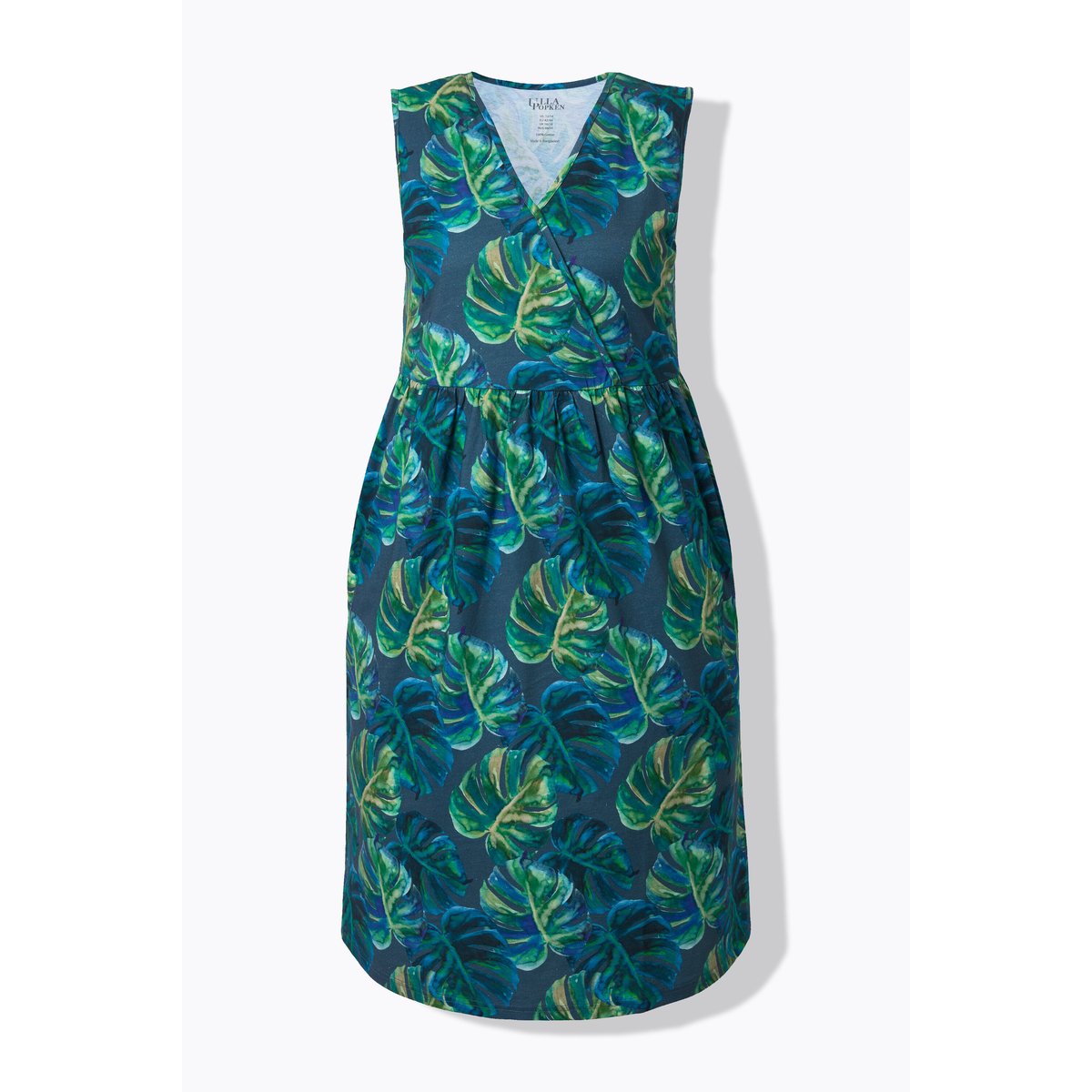 Robe midi en jersey marine, ULLA POPKEN
