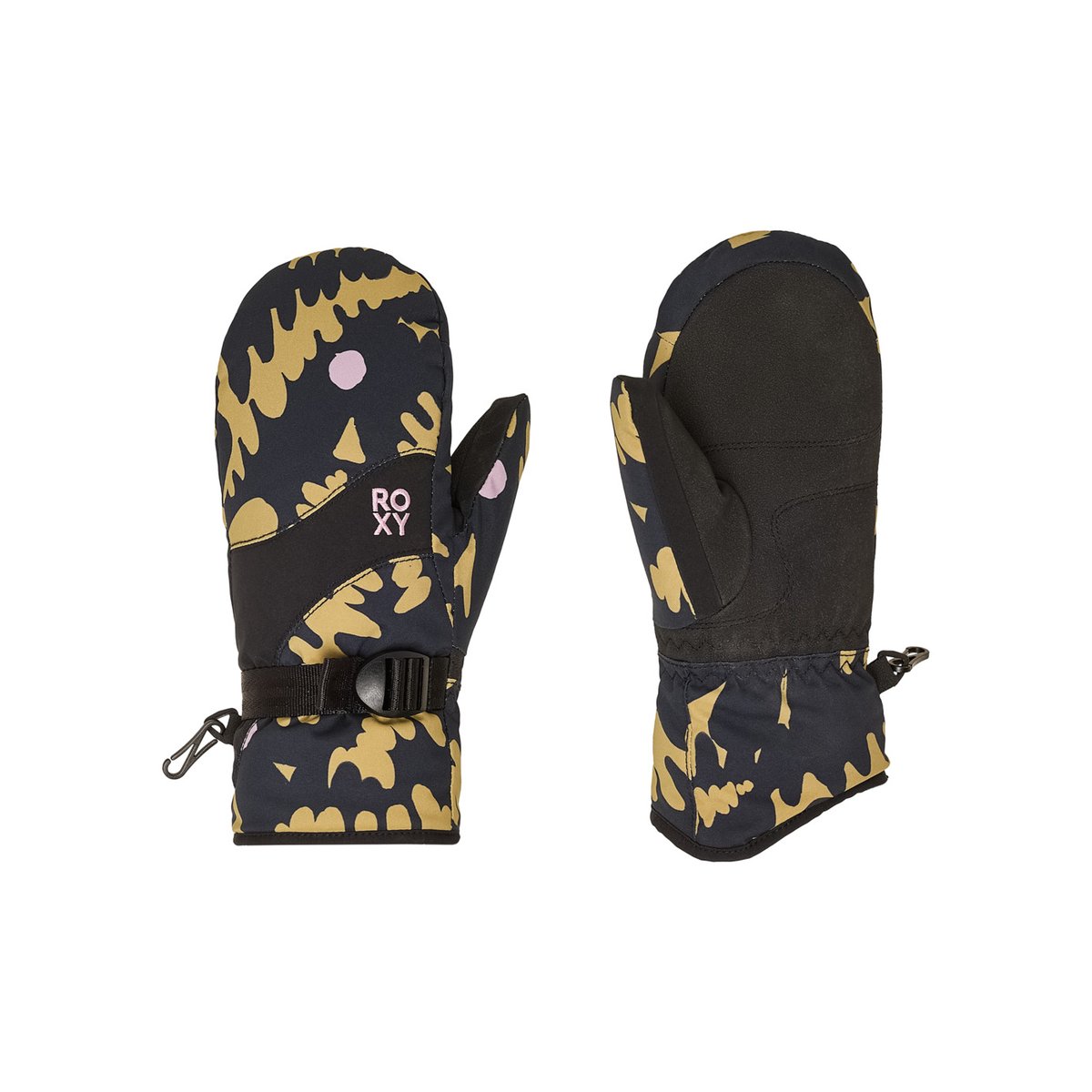 Moufles techniques ski/snowboard. beige fennel seed big flower rg, ROXY