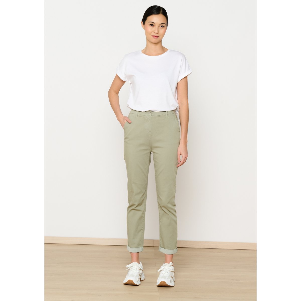 Pantalon chino khaki, LOLALIZA