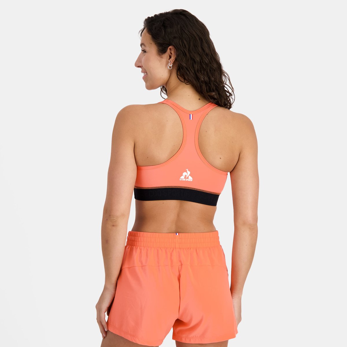 Brassière orange perf, LE COQ SPORTIF