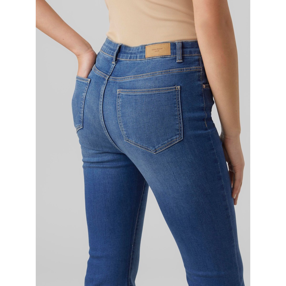 Jean Flared medium blue denim, VERO MODA