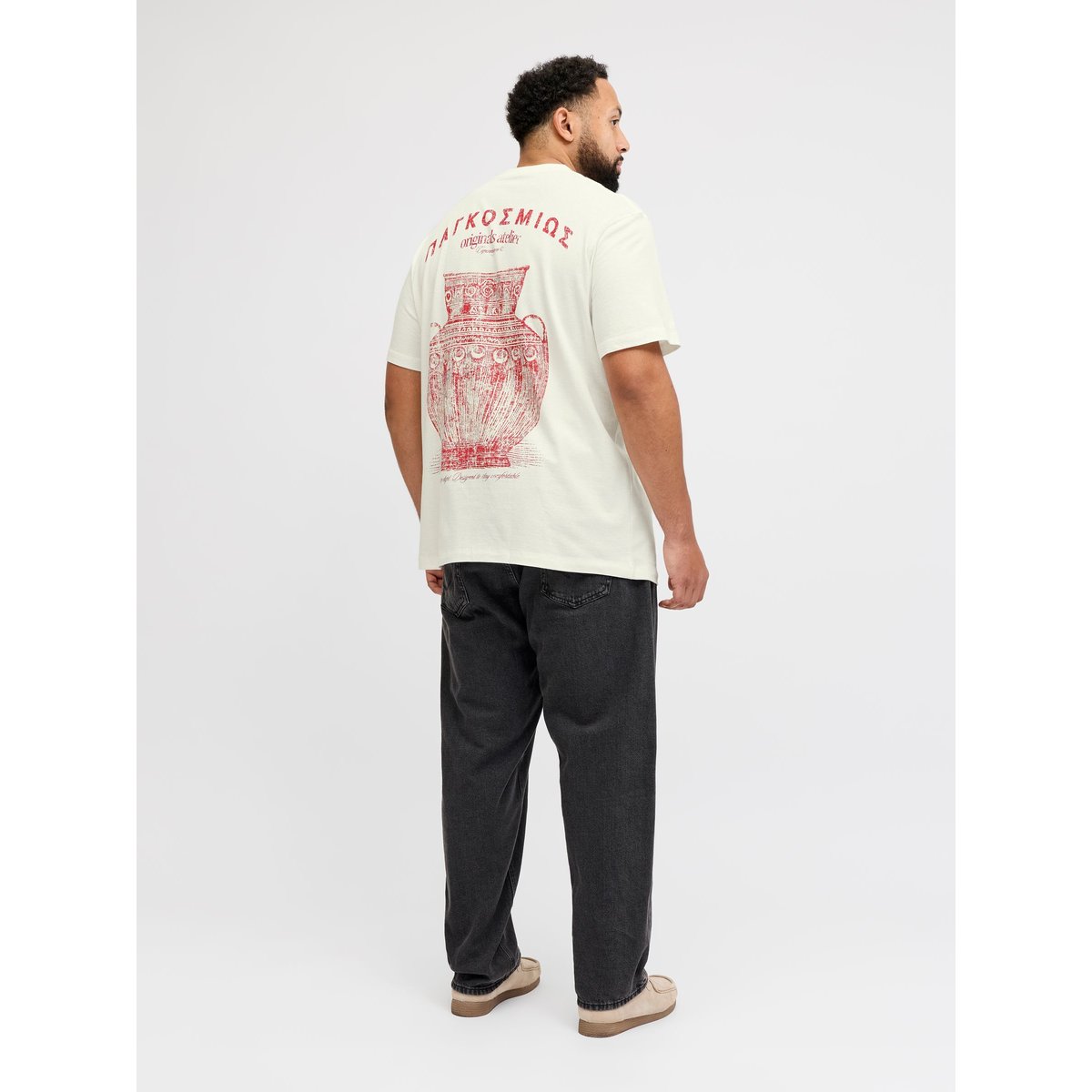 T-Shirt cloud dancer, JACK & JONES