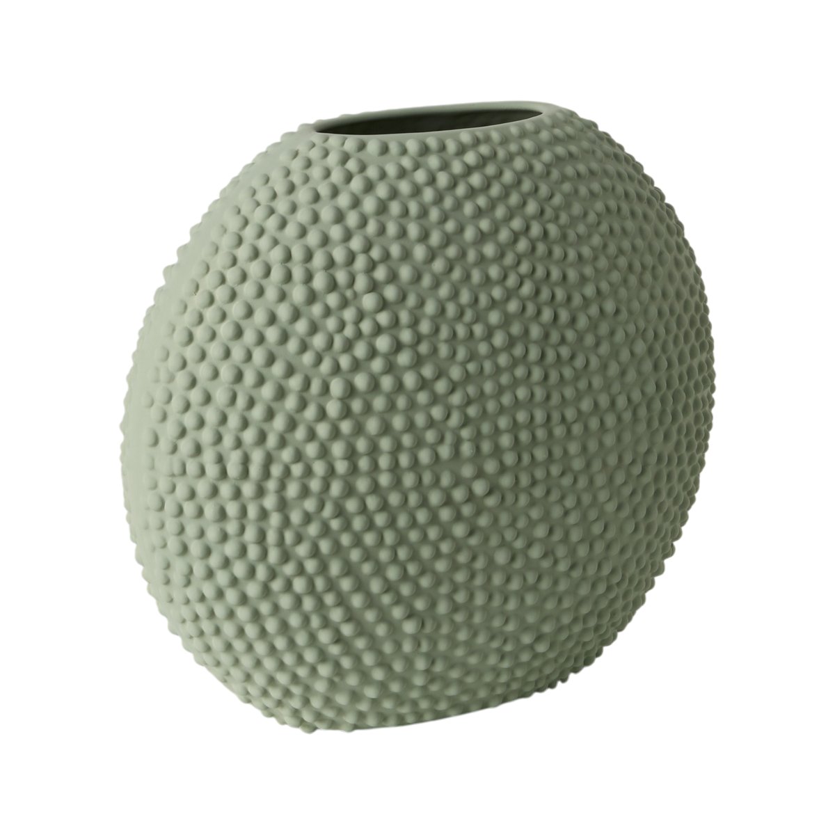 Vase céramique déco texturé vert d'eau 26 cm - SILA vert, CAMIF