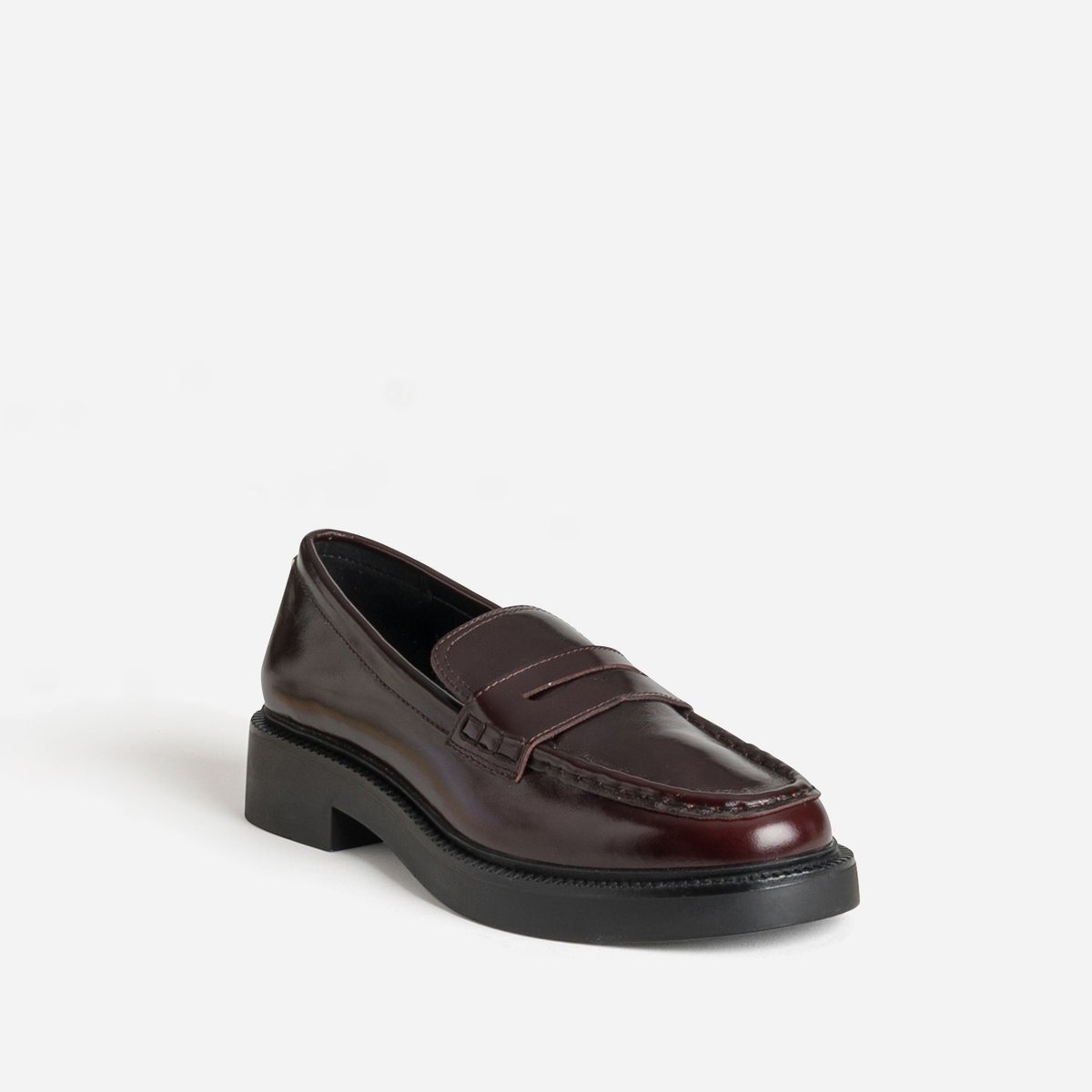 Mocassin en cuir GERALDINE cognac vintage, ERAM