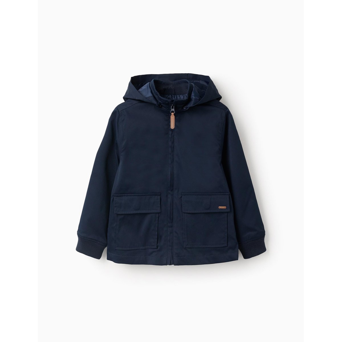 Veste avec doublure et capuche amovible bleu, ZIPPY