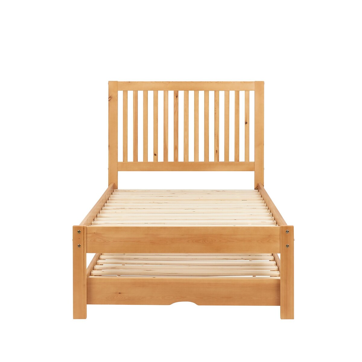 Barden Rubberwood Trundle Bed light wood, SO'HOME