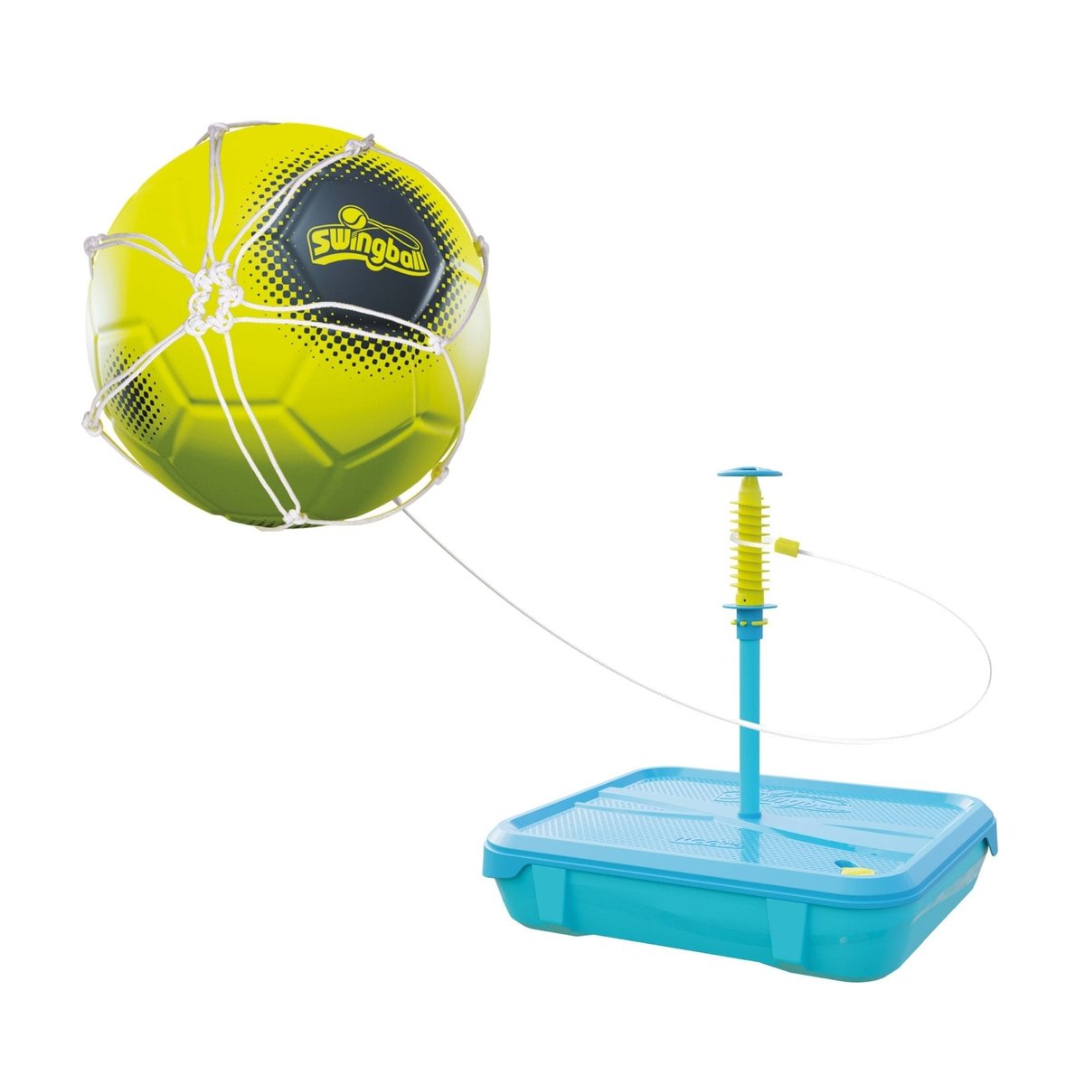 Pack jeux Swingball 5en1 toutes surfaces bleu - noir - jaune, SWINGBALL