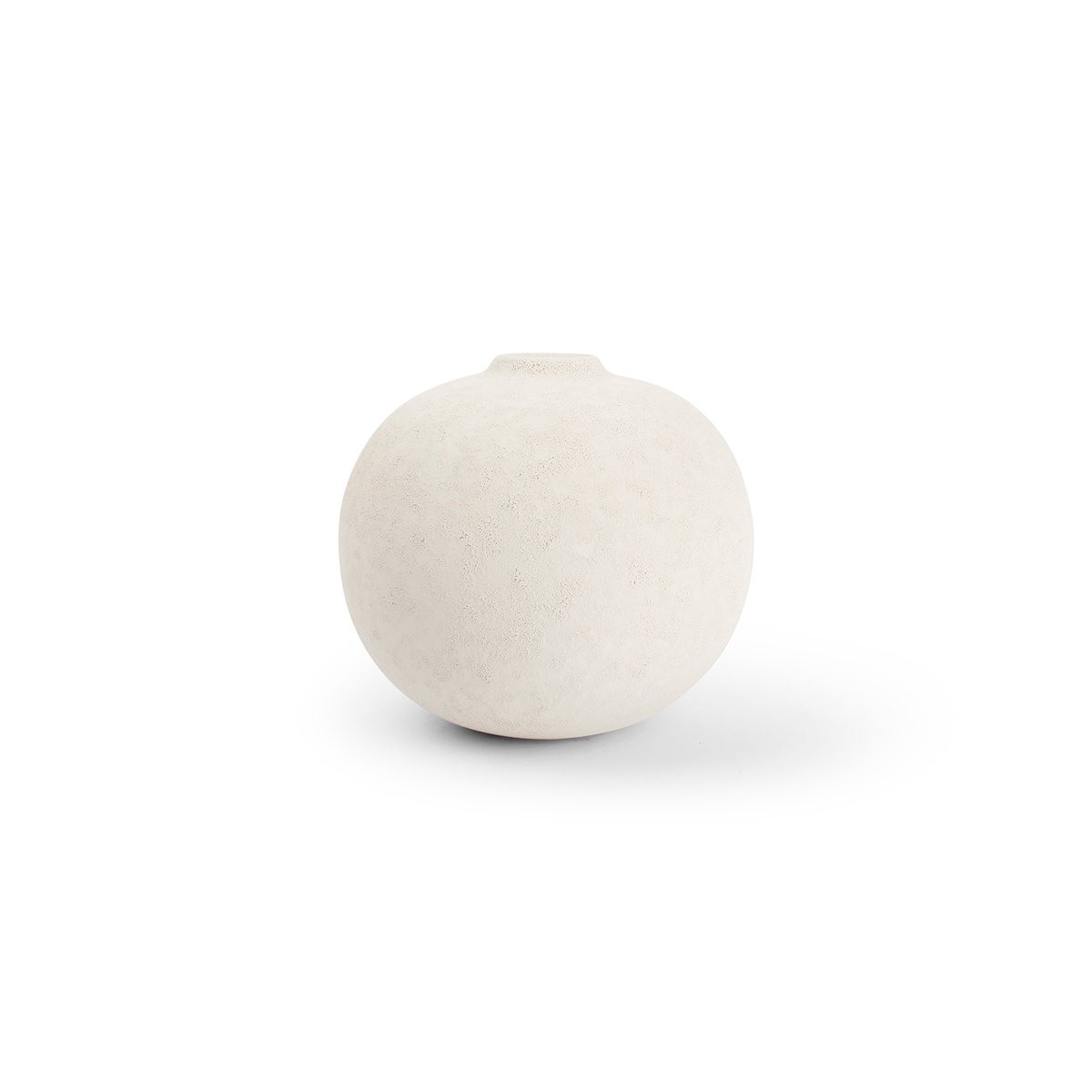 Vase rond 14 cm BULLET blanc, SP COLLECTION