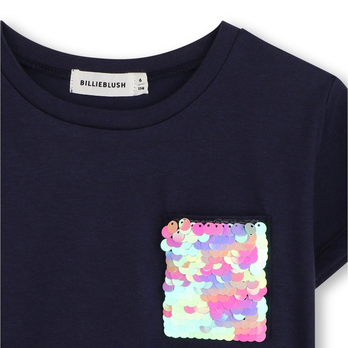 Tee-shirt manches courtes indigo blue, BILLIEBLUSH