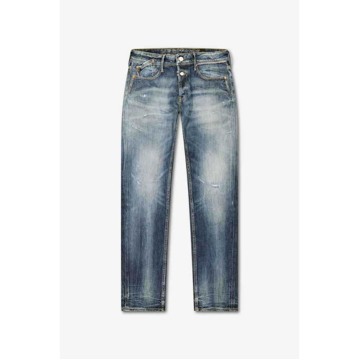 Jeans slim stretch 700/11, longueur 34 blue, LE TEMPS DES CERISES