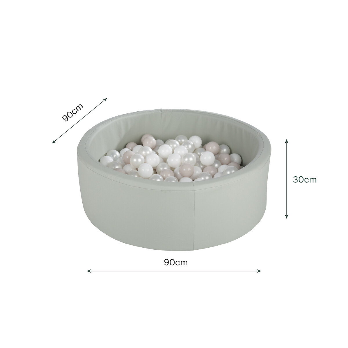 Soft Play Ball Pit with Balls blue, CUDDLECO