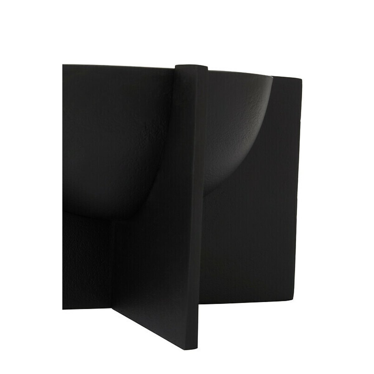 Matte Black Finish Decorative Bowl black, FIFTY FIVE SOUTH