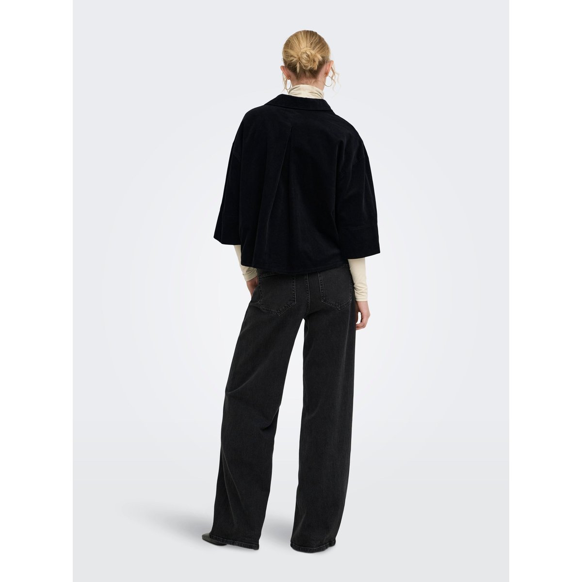 Chemise En Corduroy black 1, ONLY