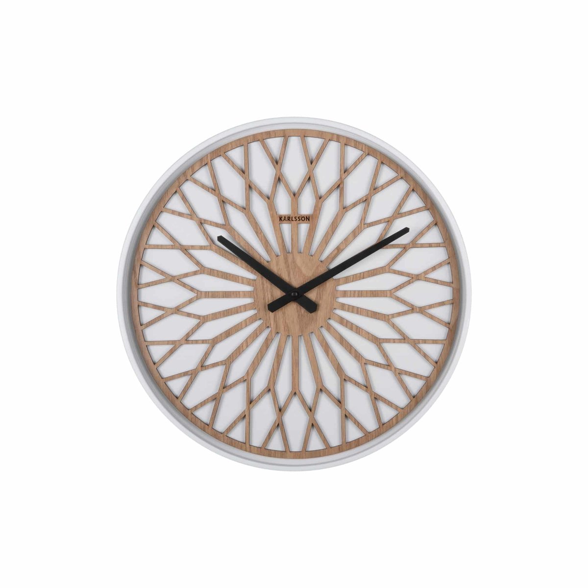 Horloge Murale Plastique GIRASOL blanc, KARLSSON