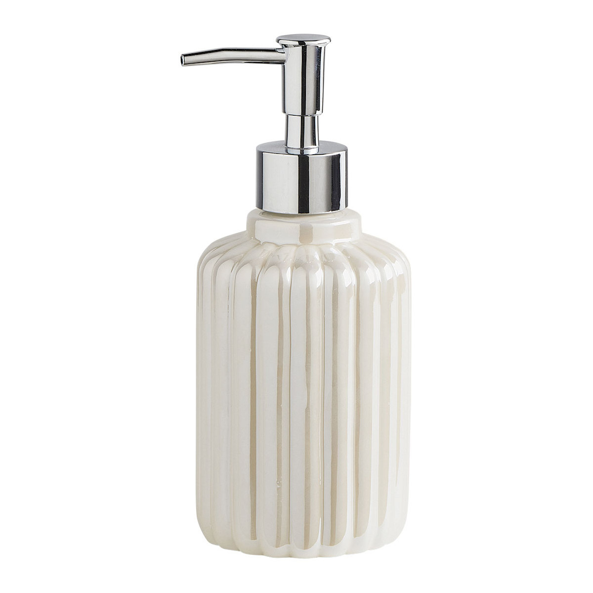 Distributeur de savon en céramique blanc, MATHILDE M