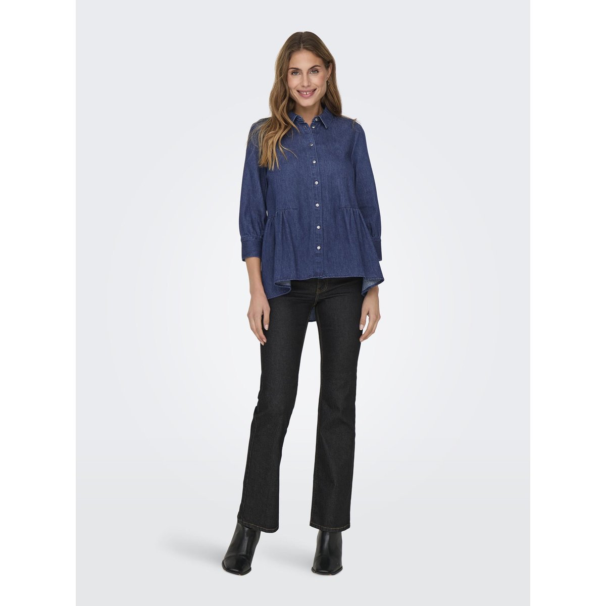 Chemise En Denim dark blue denim, ONLY