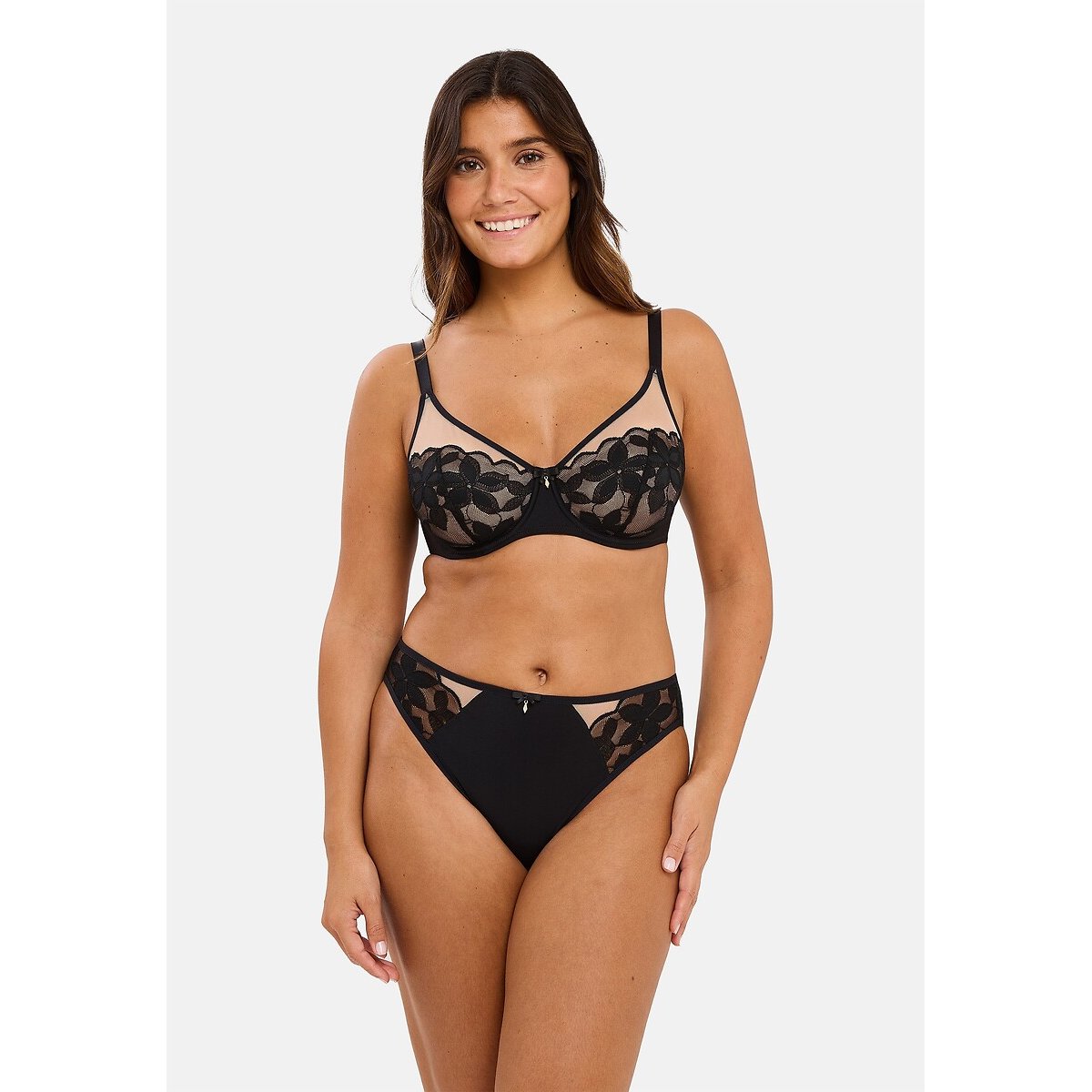 Soutien-gorge classique armatures SALOME noir, SANS COMPLEXE