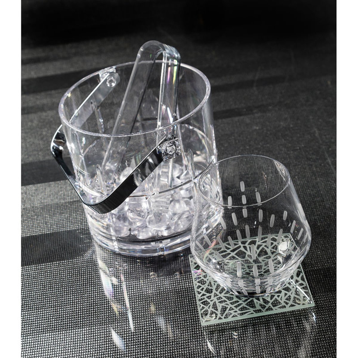 Gobelet Silhouette 36 cl en verre taillé (lot de 6) transparent / cristal, RONA