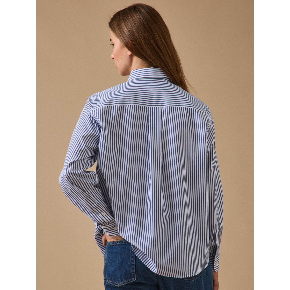 Chemise rayée - Coupe Gaby rayure encre, CYRILLUS