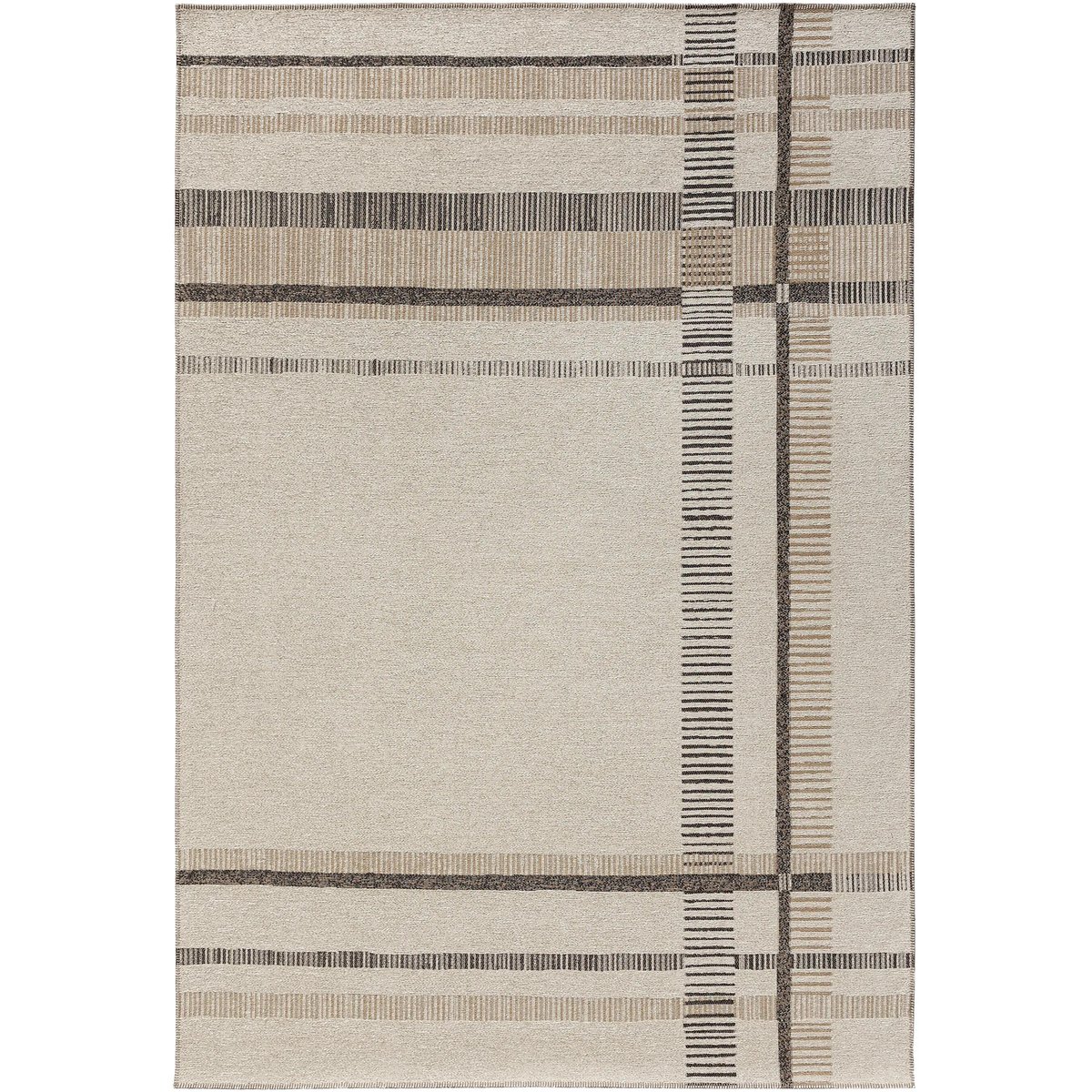 Tapis tissé à plat ELENA beige/marron, BENUTA