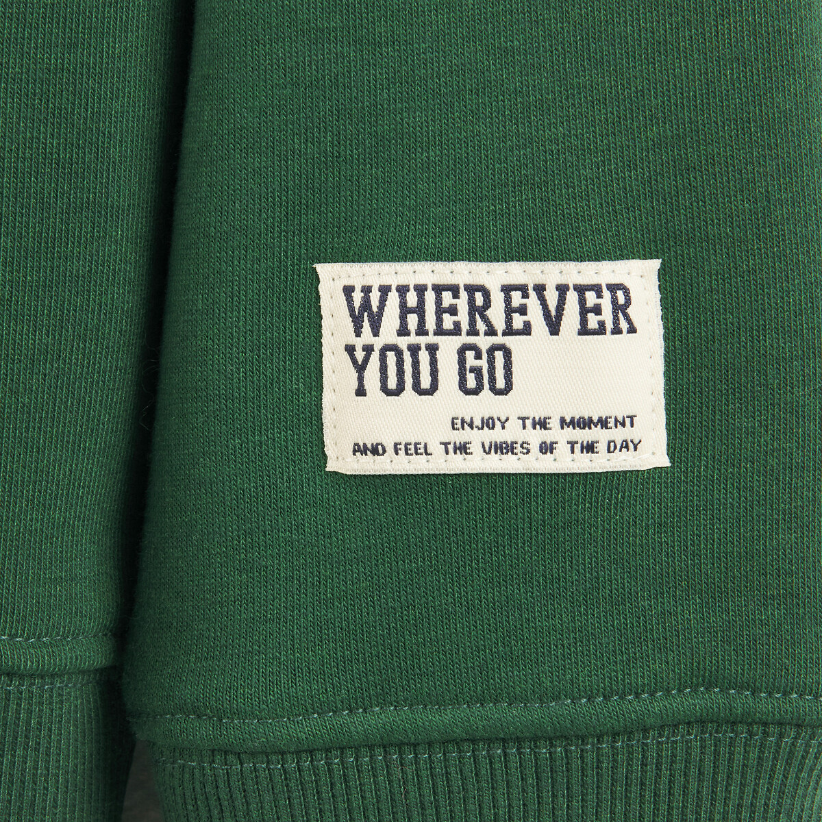 Sweatshirt mit Kapuze grün, LA REDOUTE COLLECTIONS