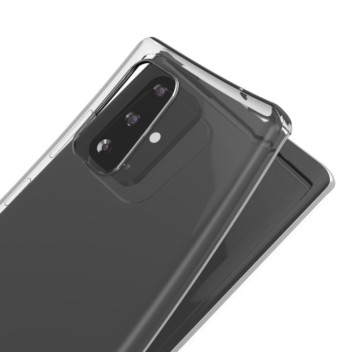 Coque Samsung A71 Souple Transparent couleur unique, ESSENTIEL B