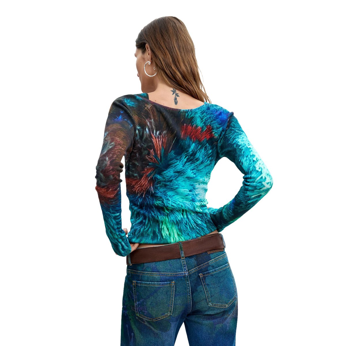 Cardigan 2 en 1 M. C. Lacroix bleu, DESIGUAL