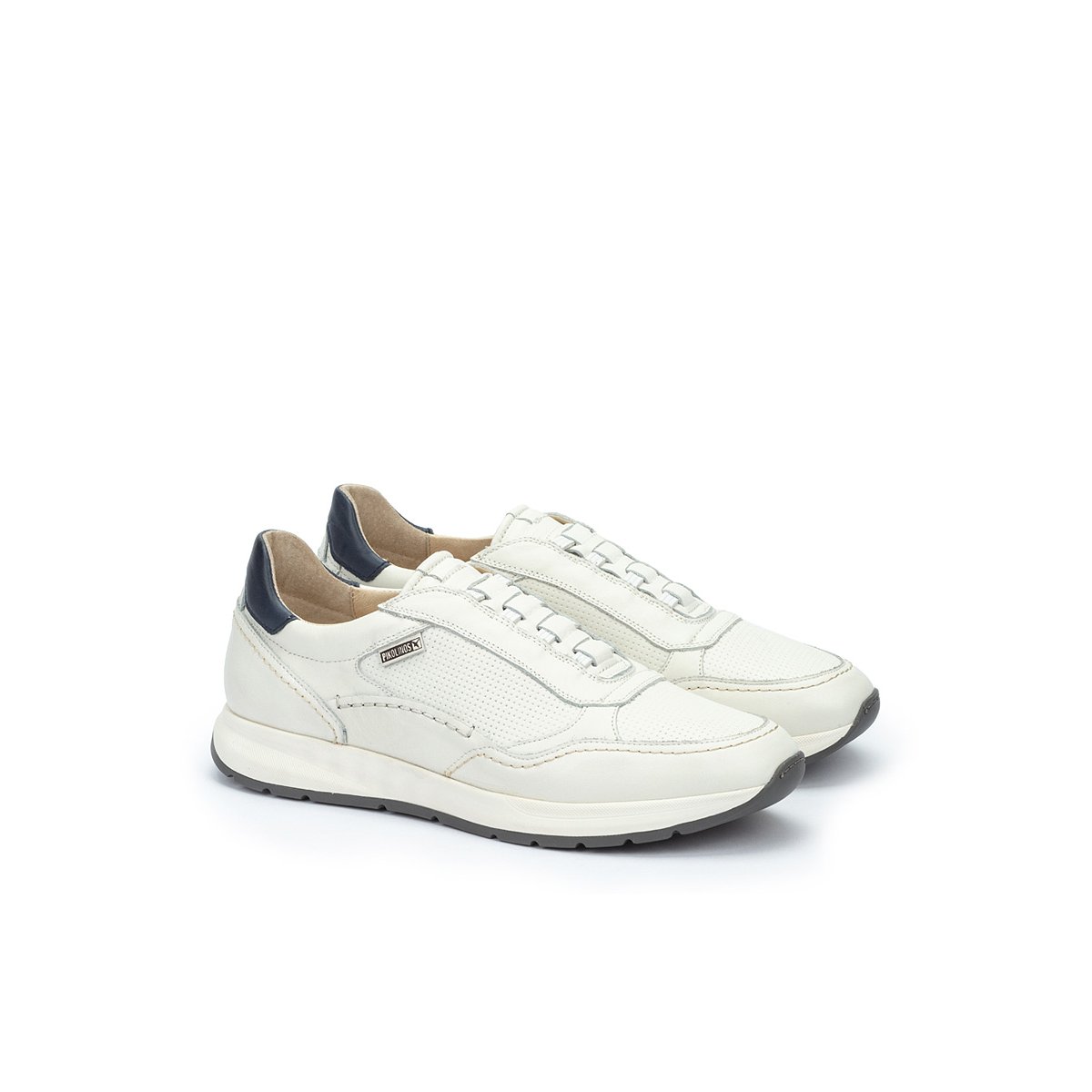 Baskets cuir Getafe off white, PIKOLINOS