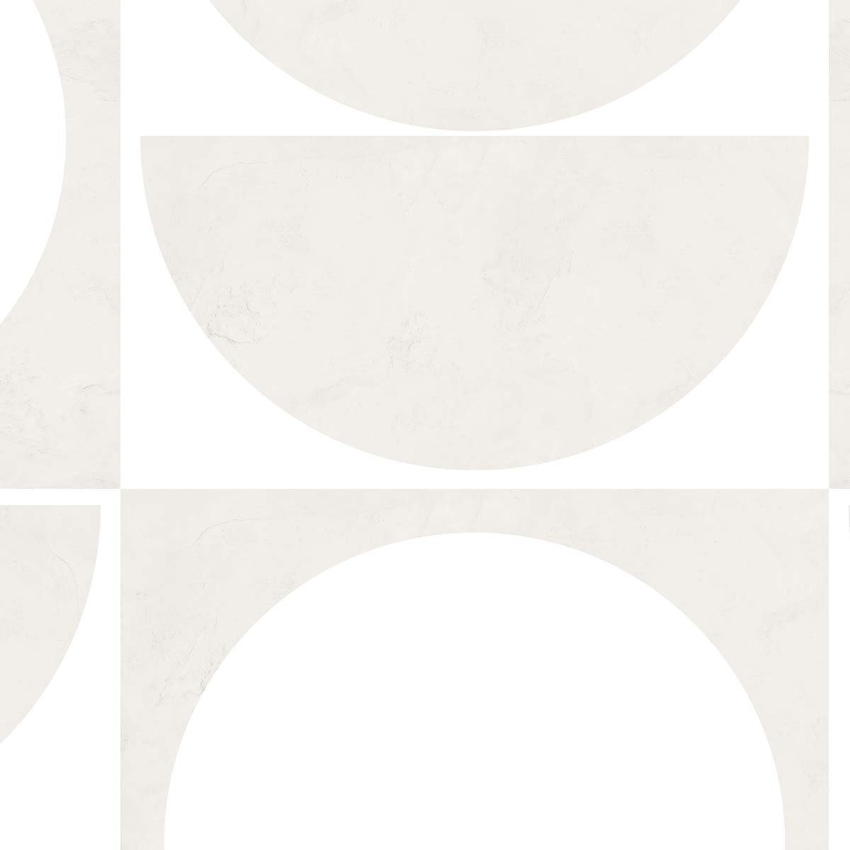 Papier peint cercles beige tendance intissé, HEXOA